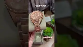 FOSSIL BQ3377 - rosegold-tone watch for women