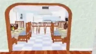 Alpha Tau Omega fraternity house model