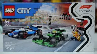LEGO City 60474 Гоночная трасса F1 с VCARB и гоночными автомобилями Sauber &mdash; обзор LEGO Speed ​​B...