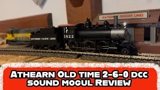 Athearn Old time 2-6-0 Dcc sound Mogul review 