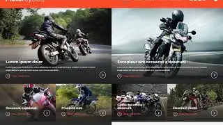 Motocross Website Template by WT - 53156