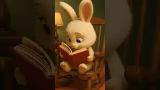 Fluffy Bunny's Daily Adventures | Cute Bunny Moments You&rsquo;ll Love! 📕 #shorts #viral