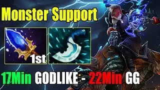 [Disruptor] WTF Support 17Min GODLIKE - 22Min Call GG With First Item Scepter (FullGame Dota2 7.22H)
