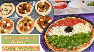 Independence Day Special Tricolor Pizza Recipe🇮🇳 | Yummy￼ Mini Pizzas🍕For Party Snacks | Saba Mushir