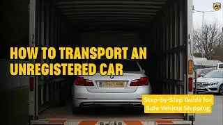 How to Transport an Unregistered Car 🚘 | Step-by-Step Guide for Safe Vehicle Shipping