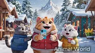 ❄️🐱 Orange Furry Cat&rsquo;s Epic Winter Vacation in Murree with Friends! 🏔️☕🍵🍽️