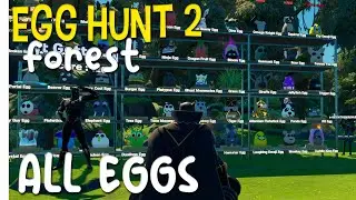 FORTNITE - EGG HUNT 2 - All Eggs Forest Area 5254-3662-3657