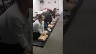 Adult Compression with breathing  using the face mask