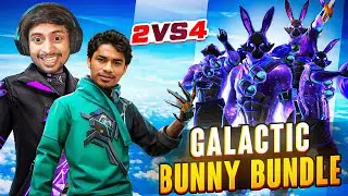 RG GAMER VS TOP 4 GALACTIC BUNNY BUNDLE || FREE FIRE