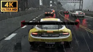 Aston Martin V12 Vantage GT3 Gameplay, California Highway || Project Cars Ultra Graphics Gameplay