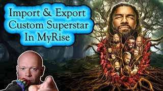 WWE 2K25 ● Как импортировать и экспортировать пользовательскую суперзвезду в MyRise