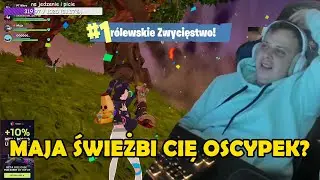 NITRO TAKU I MAJA__X WYGRYWAJĄ MECZE W FORTNITE ( PODRYWAJĄ MAJĘ )