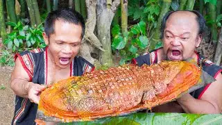 CROCODILE SKIN CAKE | Crocodile Skin Cake Recipe | Dwarf Village Cooking