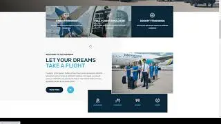 Hangar - Aviation and Flight School Elementor Template Kit consulting training