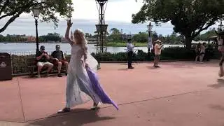 FIRST LOOK - Epcot - Frozen Cavalcade from UK Pavilion - COVID-19 - 4k