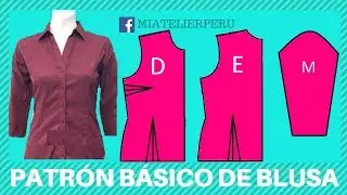 PATRÓN BÁSICO DE BLUSA