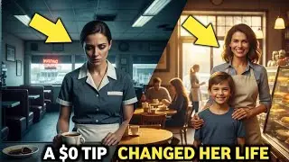 He Left a $0 Tip… But What She Found Under the Plate Changed Her Life Forever