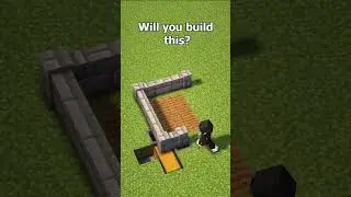 Minecraft Easy Iron Farm!  #minecraft