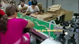 Cold glue paper bag handles making machine for paper bag#paperbagmakingmachine #paperbag