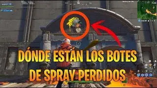 LOCALIZACI&Oacute;N BOTES DE SPRAY PERDIDOS FORTNITE DESAF&Iacute;OS TEMPORADA X - Jaivan28