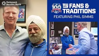 Long-time Giants fan gets surprise visit from Phil Simms | New York Giants