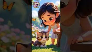 A Little Girl, A Lost Kitten & A Big Heart 🐱❤️#Kindness#CuteKitten#ShortStory#AnimalLove#KindHeart