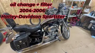 How to change the oil on a 2004-2006 Harley Davidson Sportster