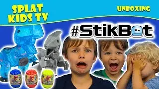 Stikbot Dinosaurs Mega T Rex & Dino Eggs Unboxing