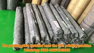 Printing plate installed cpp film printing cast polyethylene