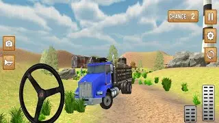 Indian Truck Sim 3D Ladakh Logistics: Indian Truck Driver 3D Game 2024 - Android Gameplay