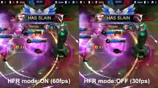 HFR mode mobile legends bang bang ML