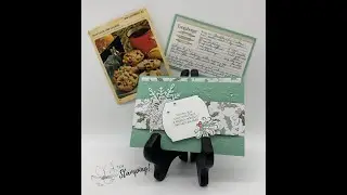 Stampin' Up! Wonder and Whimsy Trees Christmas Recipe Card