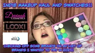 Indie Makeup Haul and Swatches: Devinah Cosmetics, Terra Moons Cosmetics, and Looxi Beauty! #makeup