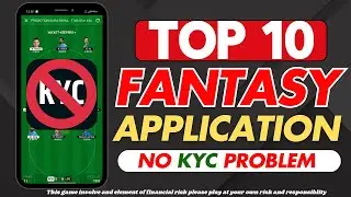 Top 10 fantasy app without Kyc | best fantasy app without kyc | No Kyc Problem fantasy app |
