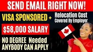 FREE CANADA WORK VISA 2023: Employer Paying Relocation Cost || Move with family