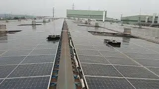 PV panel clean robot, autonomous#solarcleaningrobot #solarclean #pvcleaningrobot #PVclean#PVcleaner