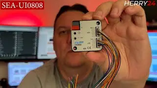 8 fach KNX Bin&auml;reingang, Digital Eingang, Tasterinterface, Meldereingang  UI0808 von SEAWIN