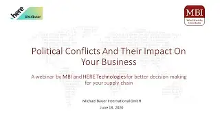 Webinar: Political Conflicts And Their Impact On Your Business