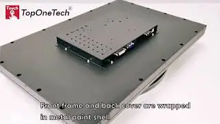 22 inch closed frame saw touch screen monitor