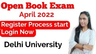 OBE Registration start, April-2022 Examination-Guidelines| Du Campus Law Centre| Open Book Exam
