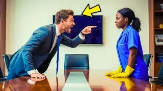 MILLIONAIRE CEO UNDERESTIMATES THE CLEANER. UNTIL SHE SPEAKS PERFECT GERMAN AND HUMILIATES HIM&hellip;