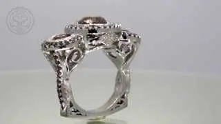 One of a Kind Fancy Dark Brown Diamond Ring