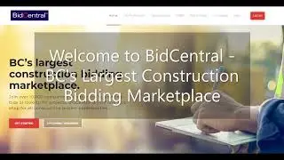BidCentral Quick Tour