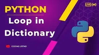 How to use loops in dictionary  in python | python dictionary tutorial