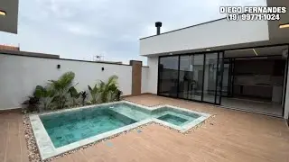 CASA EM CONDOM&Iacute;NIO MODERNA COM AUTOMA&Ccedil;&Atilde;O E ENERGIA FOTOVOLTAICA | INDAIATUBA/SP