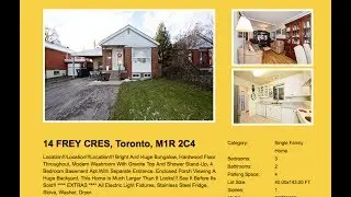 14 FREY CRES Toronto-By-sjvirtualtours.com