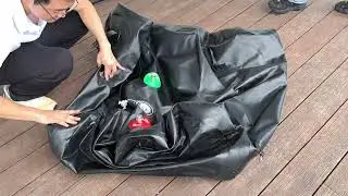 Deflate the freestanding ice bathtub in one minute- Hi-Q Therapy