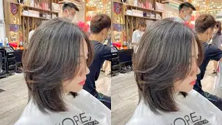 Cắt t&oacute;c lỡ layer | Square graduation x Round Layer |Bean Hair Studio