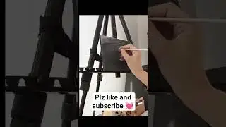 Graceful love in monochrome art #SwanPainting#AcrylicPainting #ArtForYouTube#BirdsArt#YouTubeArtist