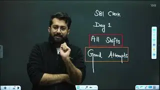 SBI Clerk Prelim 2024 Day 1 Good Attempts - Shift Wise || Important Advice from Aashish Arora